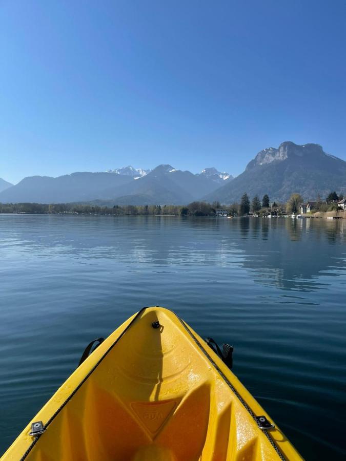 Chalet Annecy 200M Lac, Plage & Montagnes Bagian luar foto
